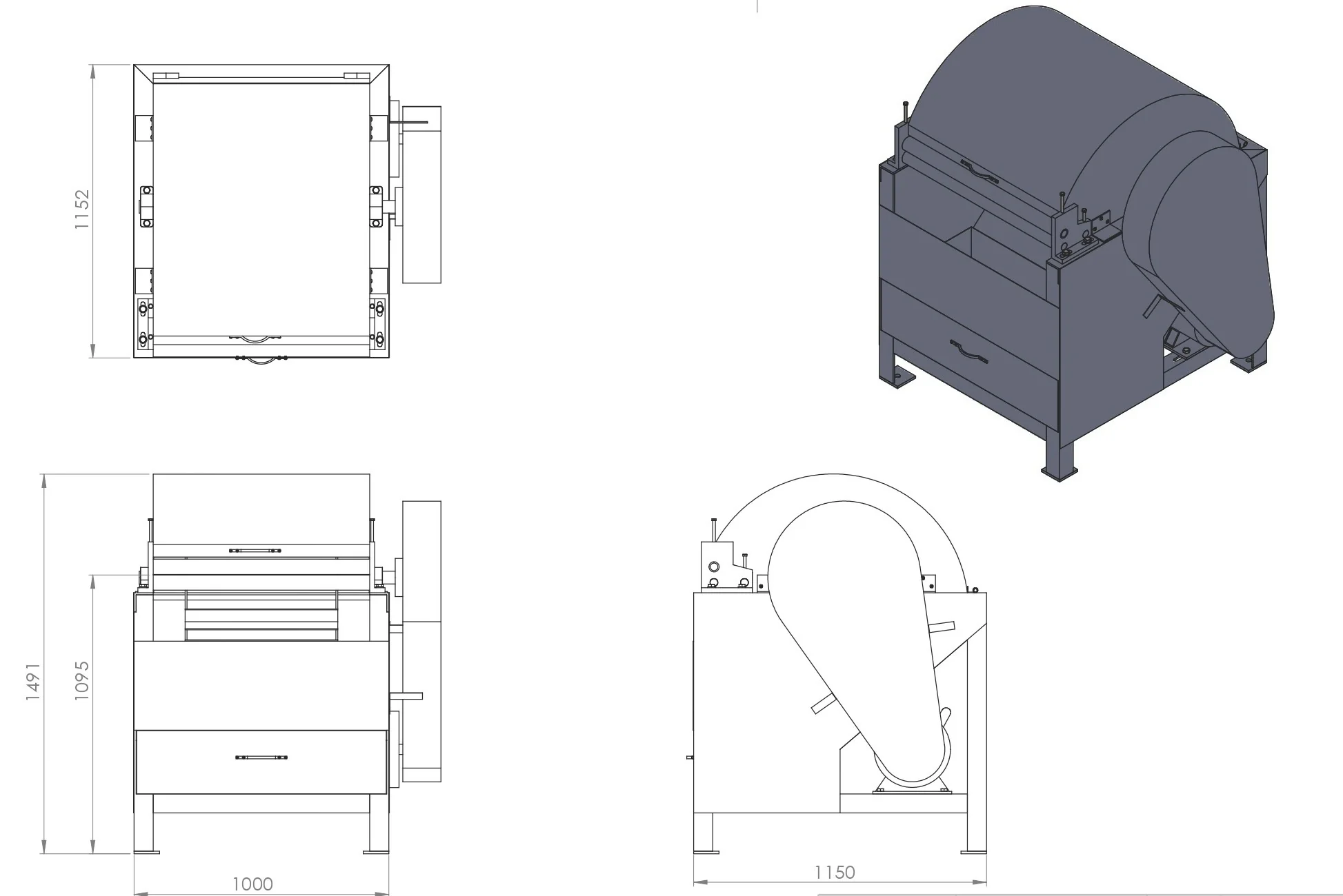 Main assembly drawing